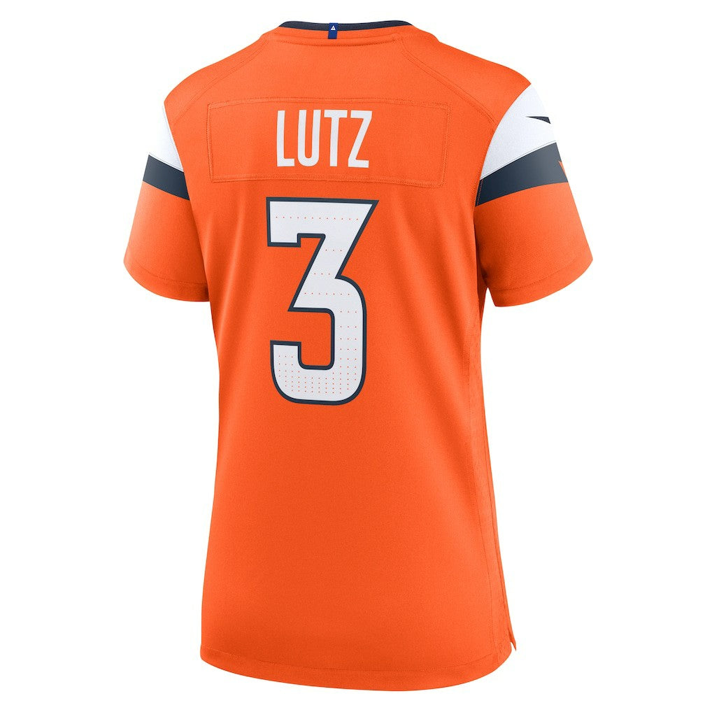 Wil Lutz Denver Broncos Women's Team Game Jersey Orange - Nike