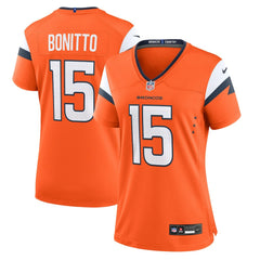 Nik Bonitto Denver Broncos Women's Team Game Jersey Orange - Nike