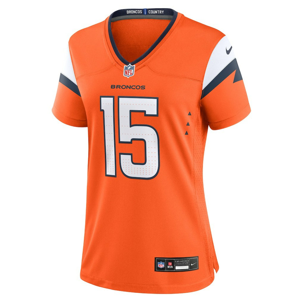 Nik Bonitto Denver Broncos Women's Team Game Jersey Orange - Nike