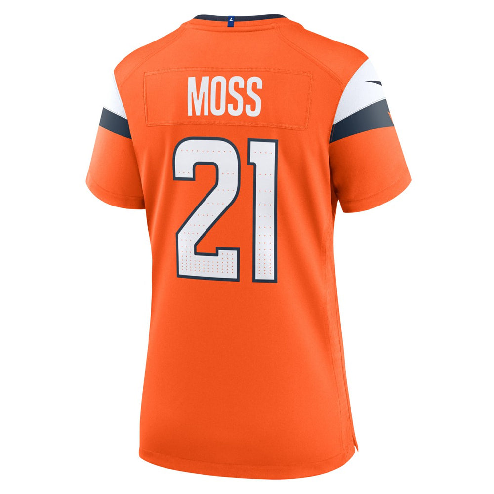 Riley Moss Denver Broncos Women's Team Game Jersey Orange - Nike