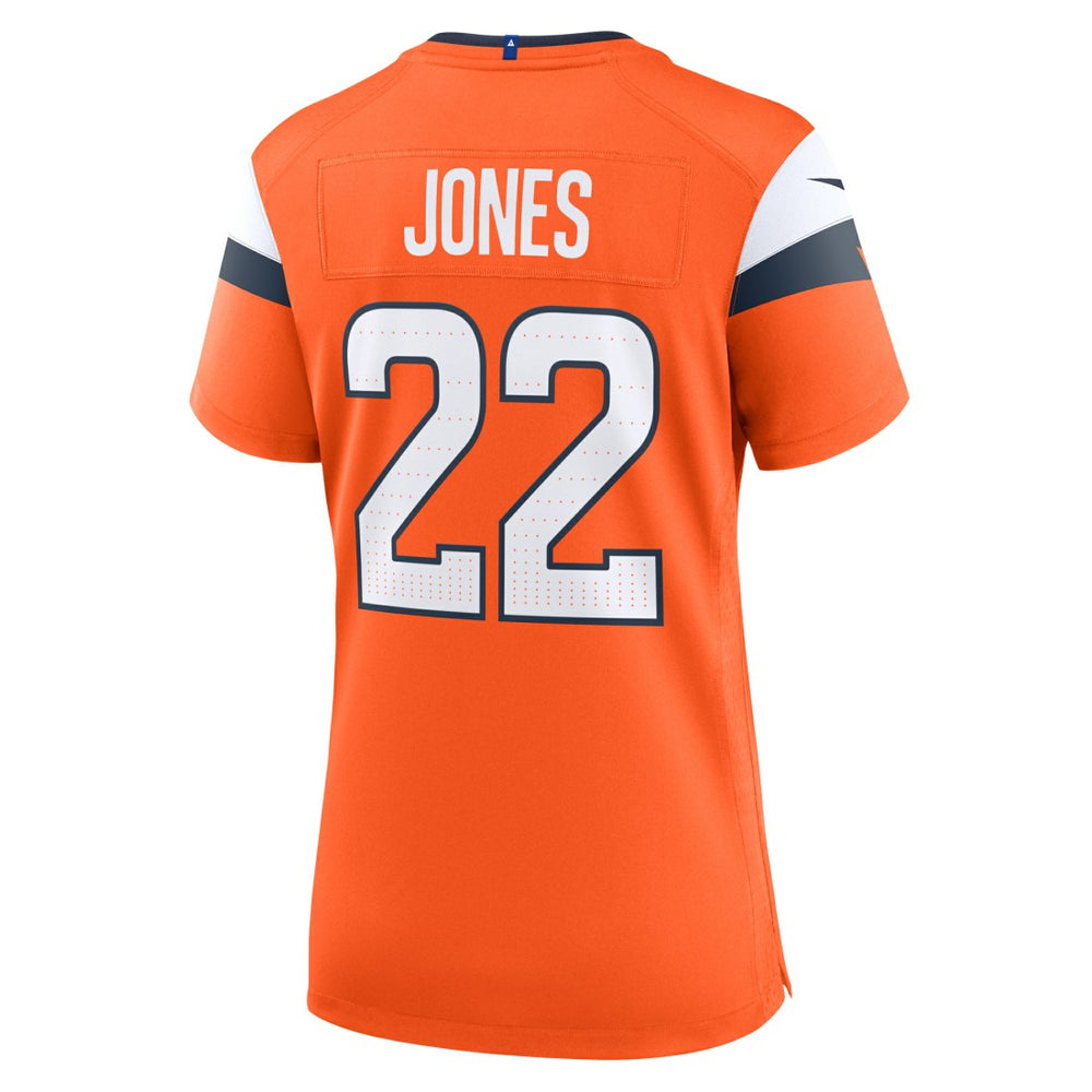 Brandon Jones Denver Broncos Women's Team Game Jersey Orange - Nike