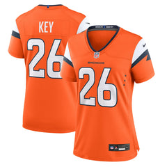 Devon Key Denver Broncos Women's Team Game Jersey Orange - Nike