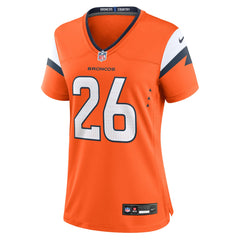 Devon Key Denver Broncos Women's Team Game Jersey Orange - Nike
