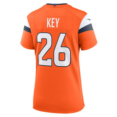 Devon Key Denver Broncos Women's Team Game Jersey Orange - Nike
