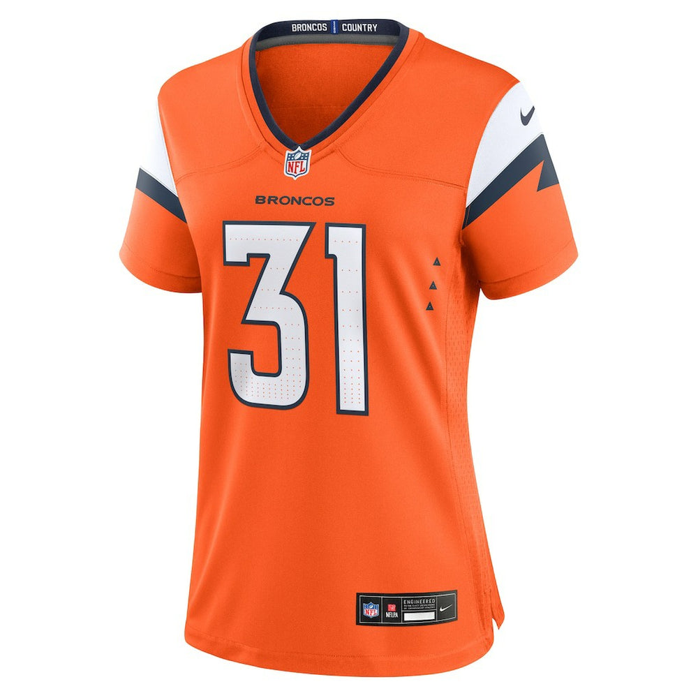 Kris Abrams-Draine Denver Broncos Women's Team Game Jersey Orange - Nike
