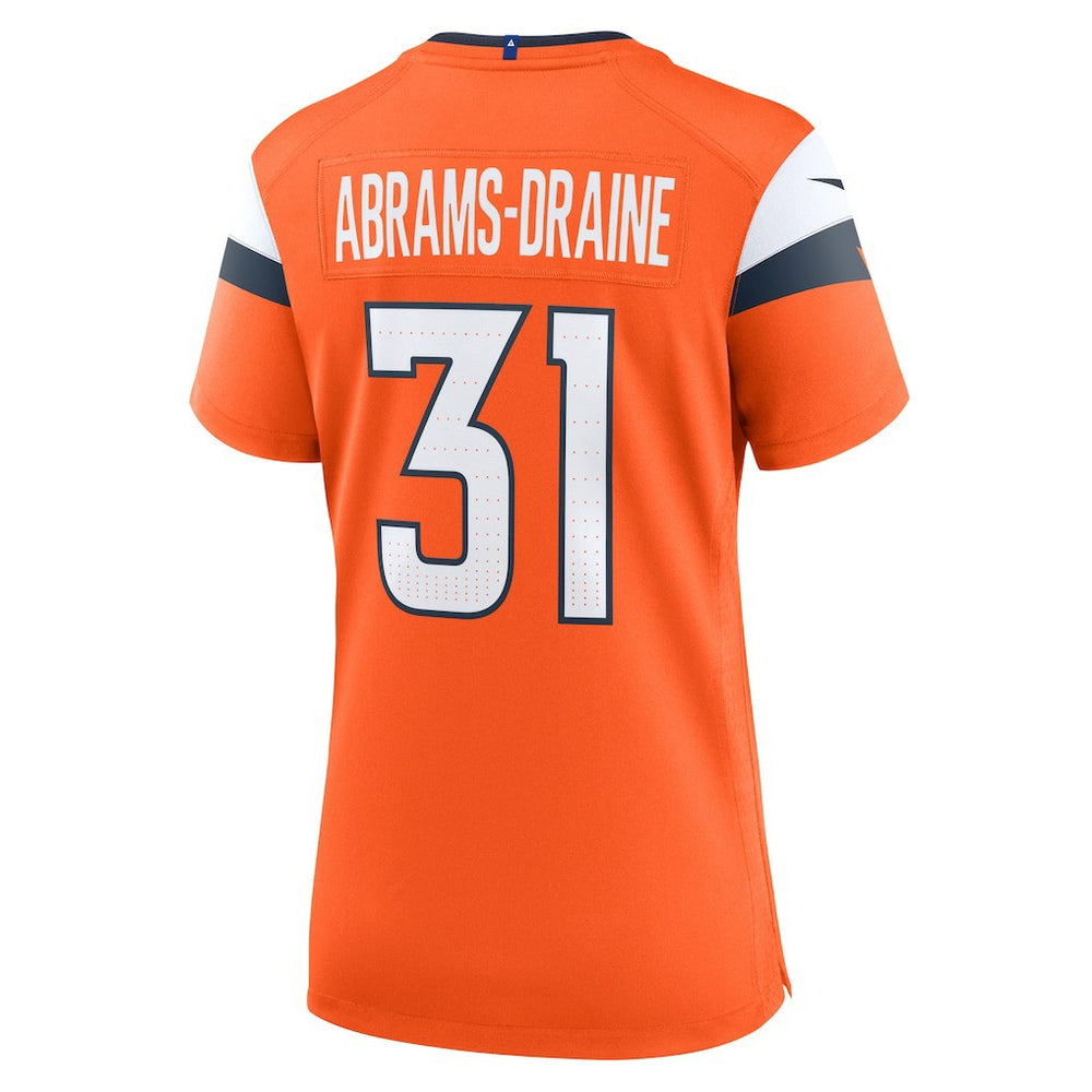 Kris Abrams-Draine Denver Broncos Women's Team Game Jersey Orange - Nike