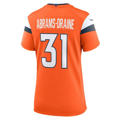 Kris Abrams-Draine Denver Broncos Women's Team Game Jersey Orange - Nike