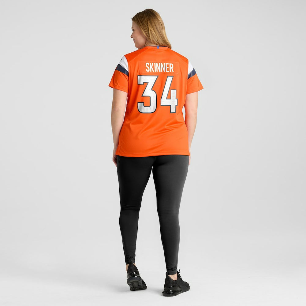 JL Skinner Denver Broncos Women's Team Game Jersey Orange - Nike