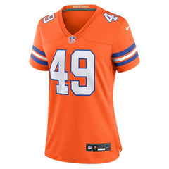 Alex Singleton Denver Broncos Women's Alternate Game Jersey Orange - Nike