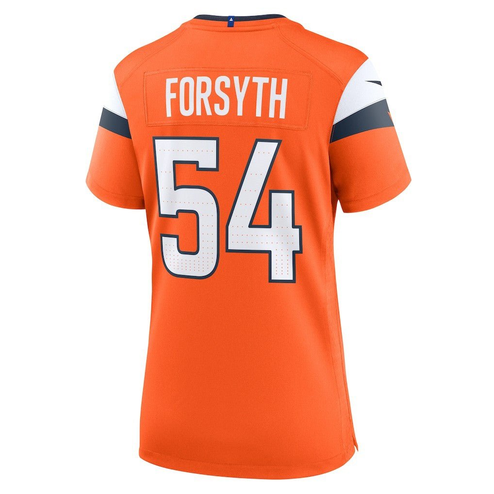Alex Forsyth Denver Broncos Women's Team Game Jersey Orange - Nike