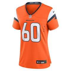 Luke Wattenberg Denver Broncos Women's Team Game Jersey Orange - Nike