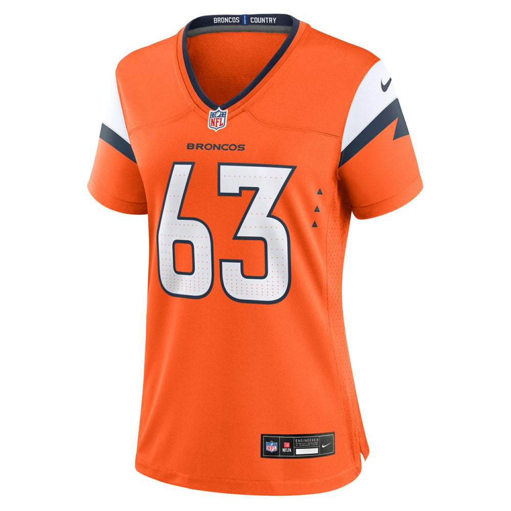 Alex Palczewski Denver Broncos Women's Team Game Jersey Orange - Nike