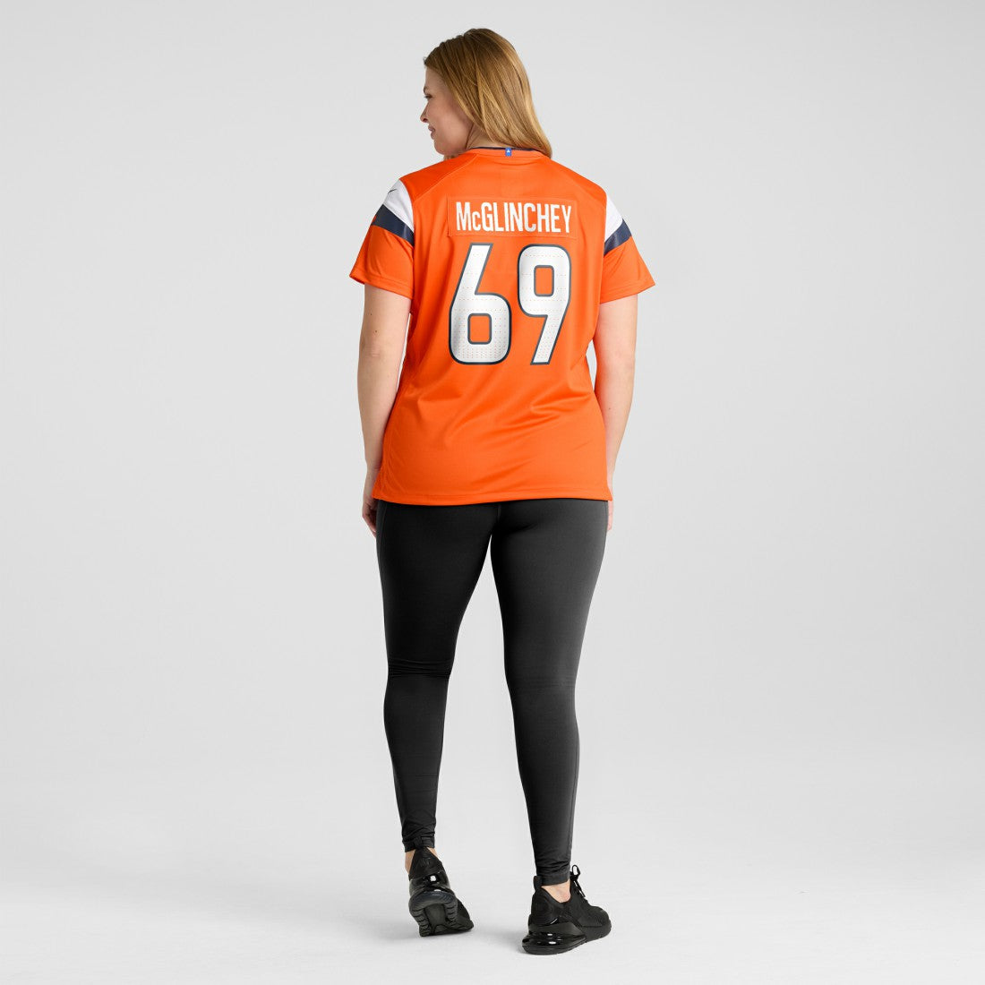 Mike McGlinchey Denver Broncos Women's Team Game Jersey - Orange | NFL Jerseys