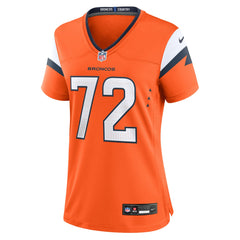 Garett Bolles Denver Broncos Women's Team Game Jersey Orange - Nike