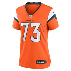 Frank Crum Denver Broncos Women's Team Game Jersey Orange - Nike