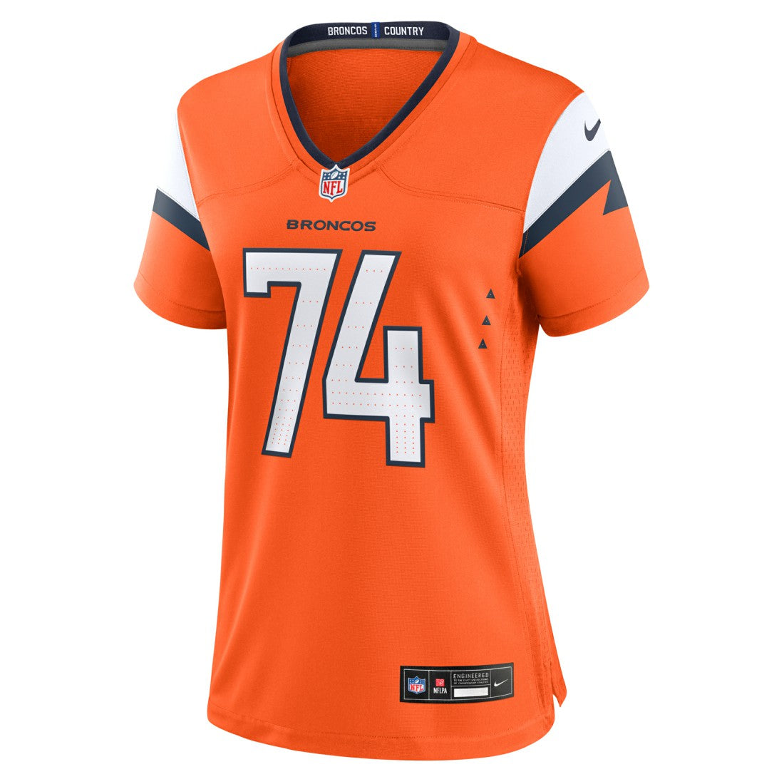 Ben Powers Denver Broncos Women's Team Game Jersey Orange - Nike