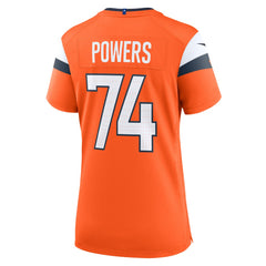 Ben Powers Denver Broncos Women's Team Game Jersey Orange - Nike