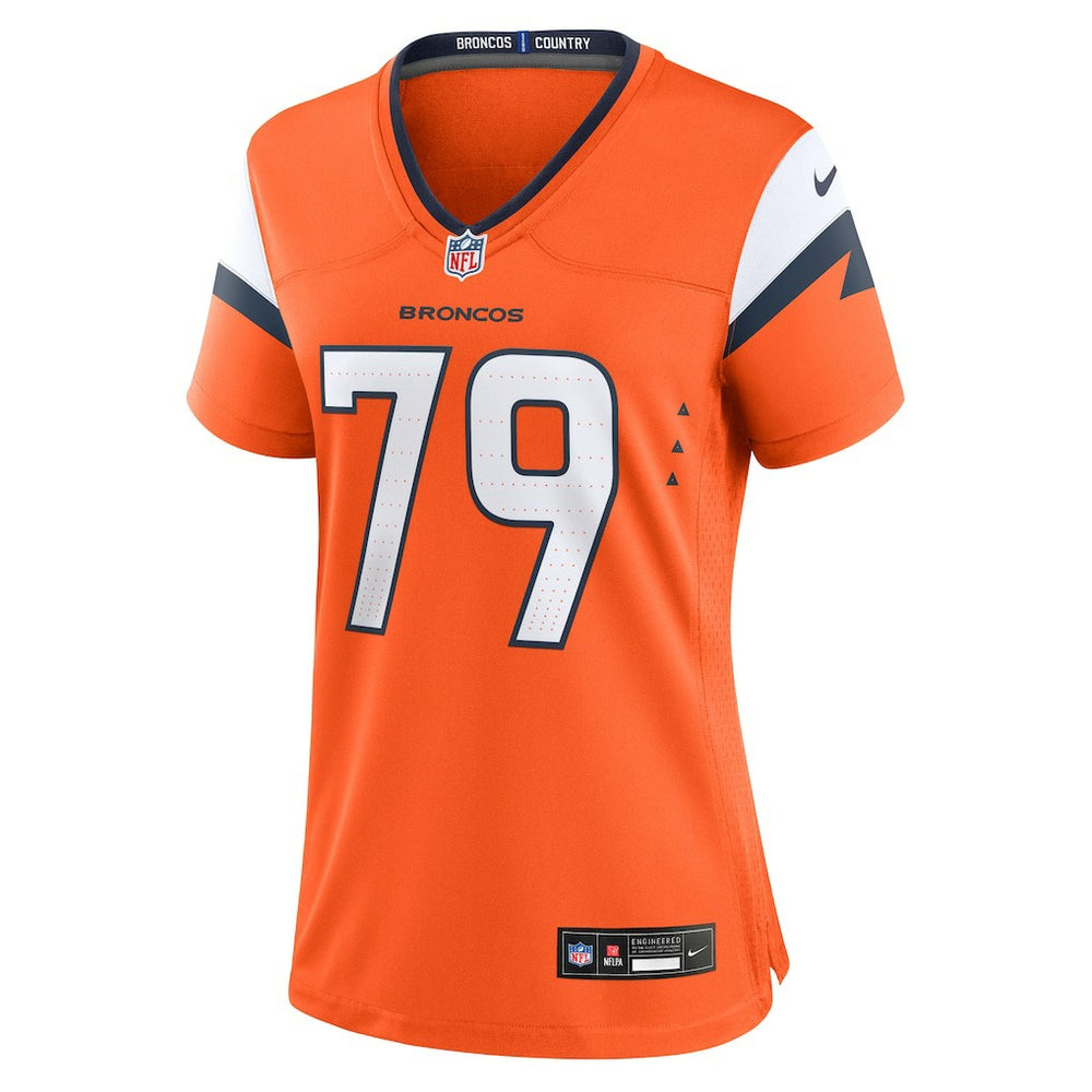 Matt Peart Denver Broncos Women's Team Game Jersey Orange - Nike