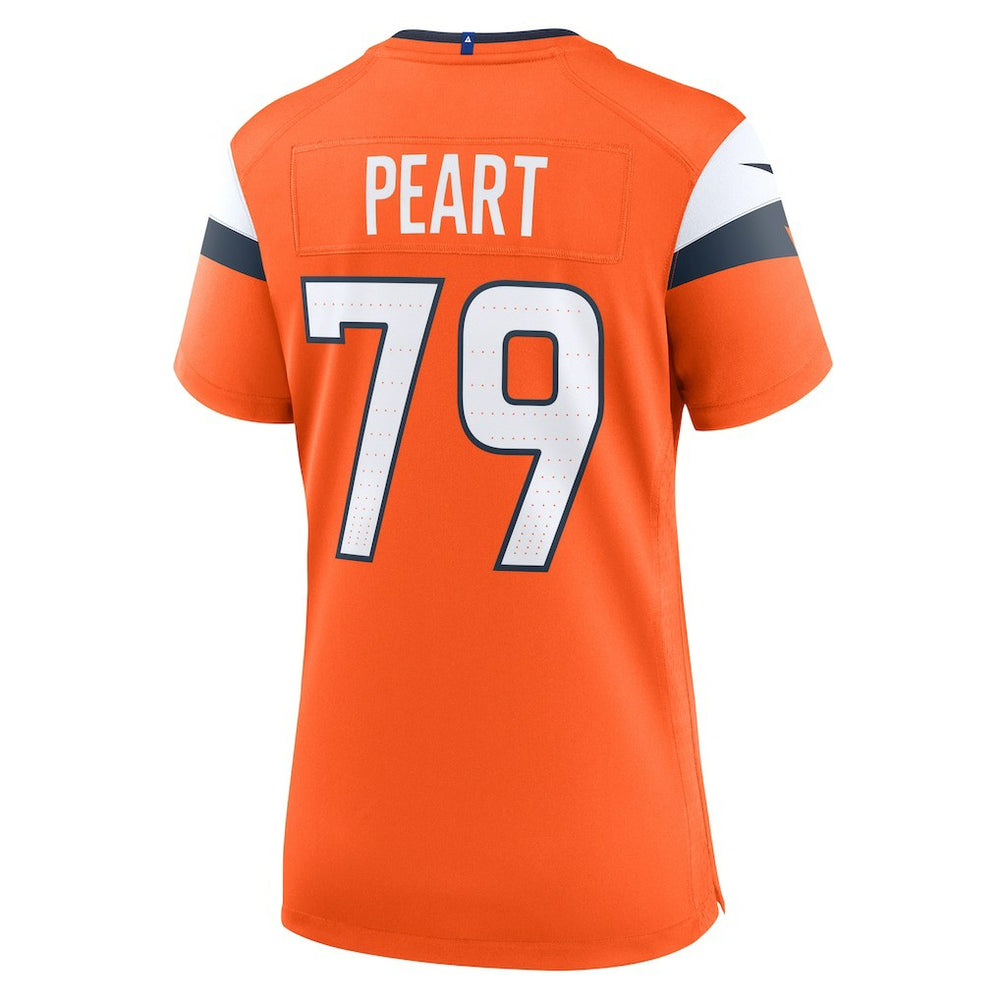 Matt Peart Denver Broncos Women's Team Game Jersey Orange - Nike