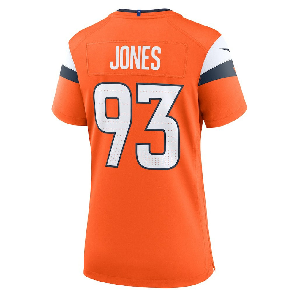 D.J. Jones Denver Broncos Women's Team Game Jersey Orange - Nike