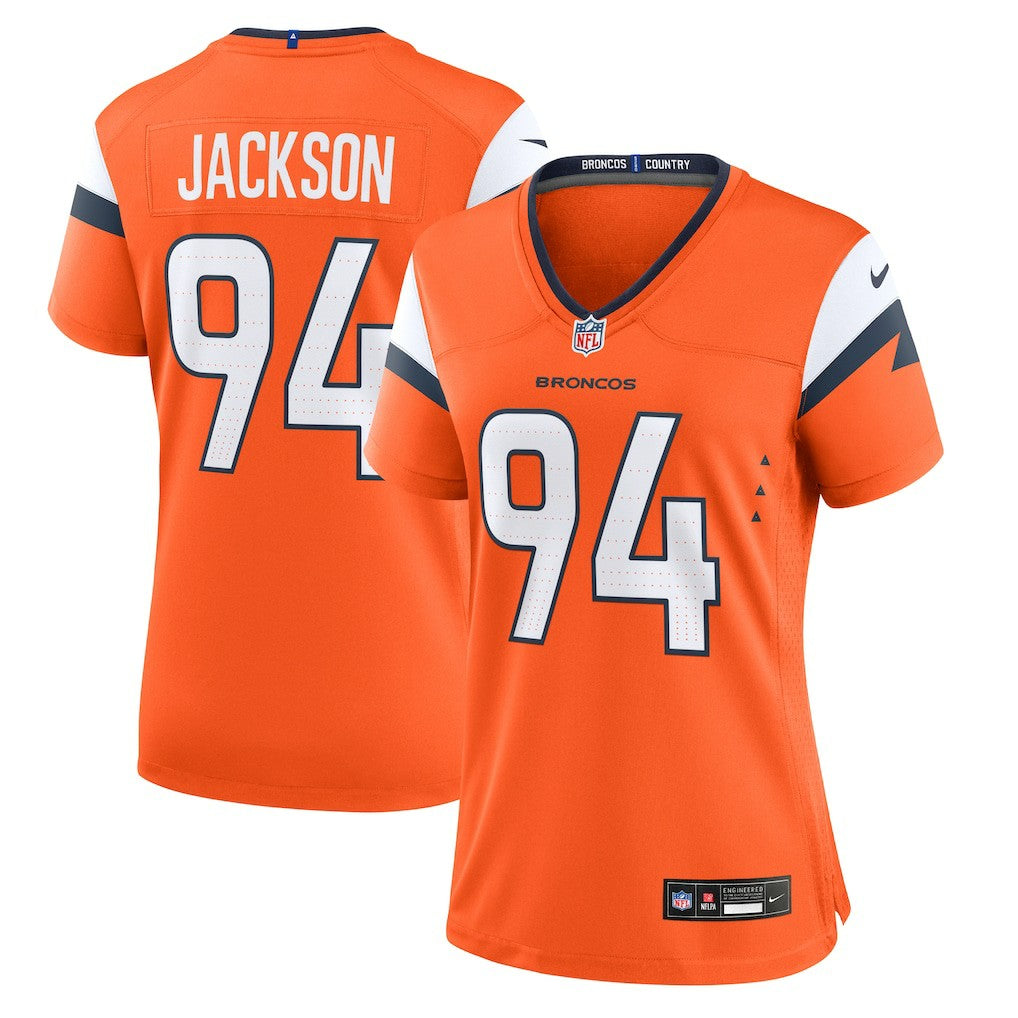 Jordan Jackson Denver Broncos Women's Team Game Jersey Orange - Nike
