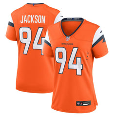 Jordan Jackson Denver Broncos Women's Team Game Jersey Orange - Nike