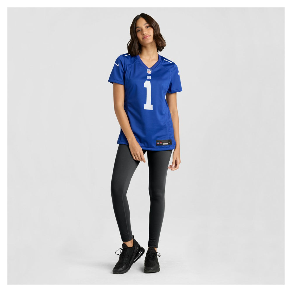 Malik Nabers New York Giants Women's Game Jersey Royal - Nike