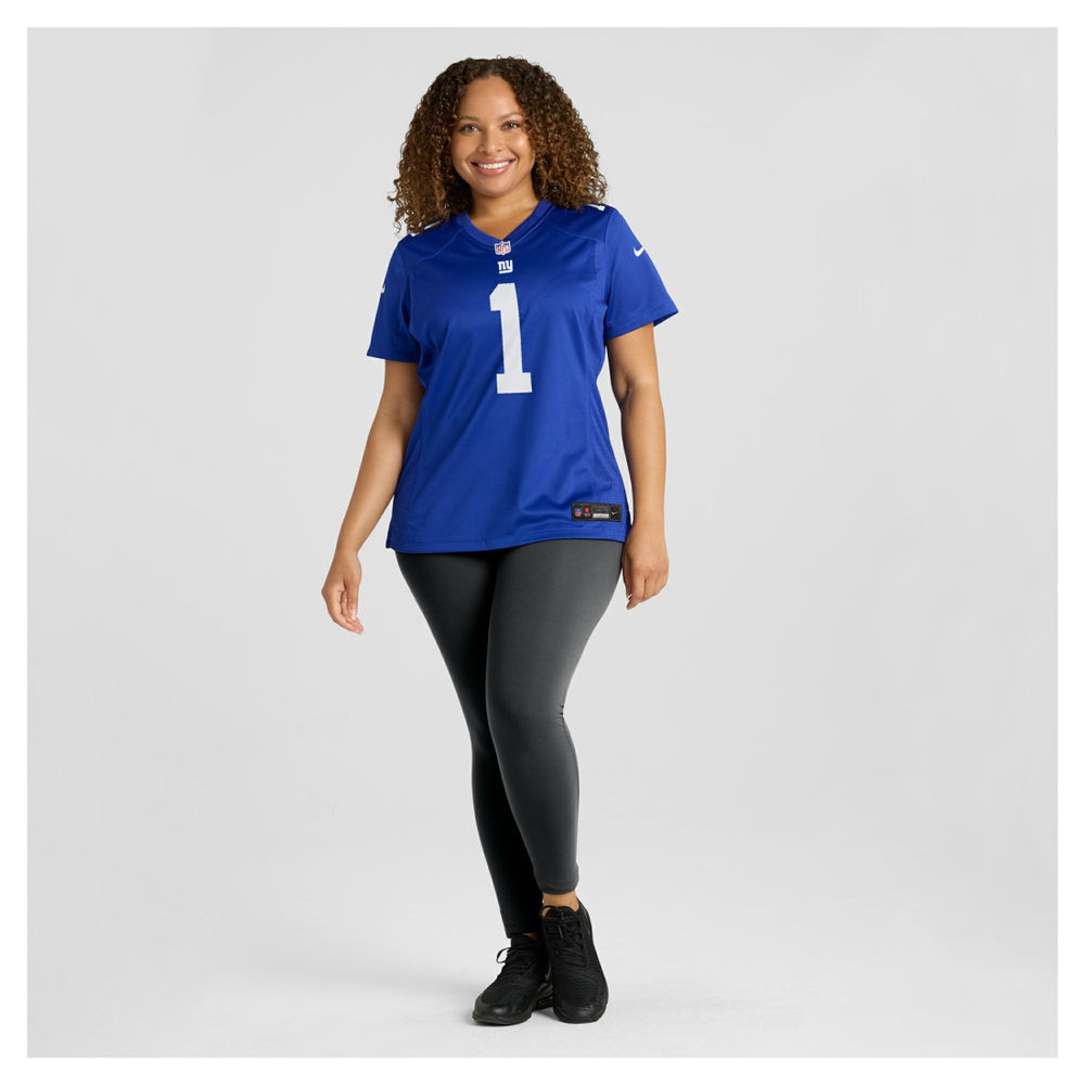 Malik Nabers New York Giants Women's Game Jersey Royal - Nike