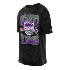 New Era - Sacramento Kings Old School Sport Vintage Wash T-Shirt - Black