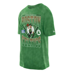 New Era - Boston Celtics Boxy Old School Sport Vintage Wash T-Shirt - Kelly Green