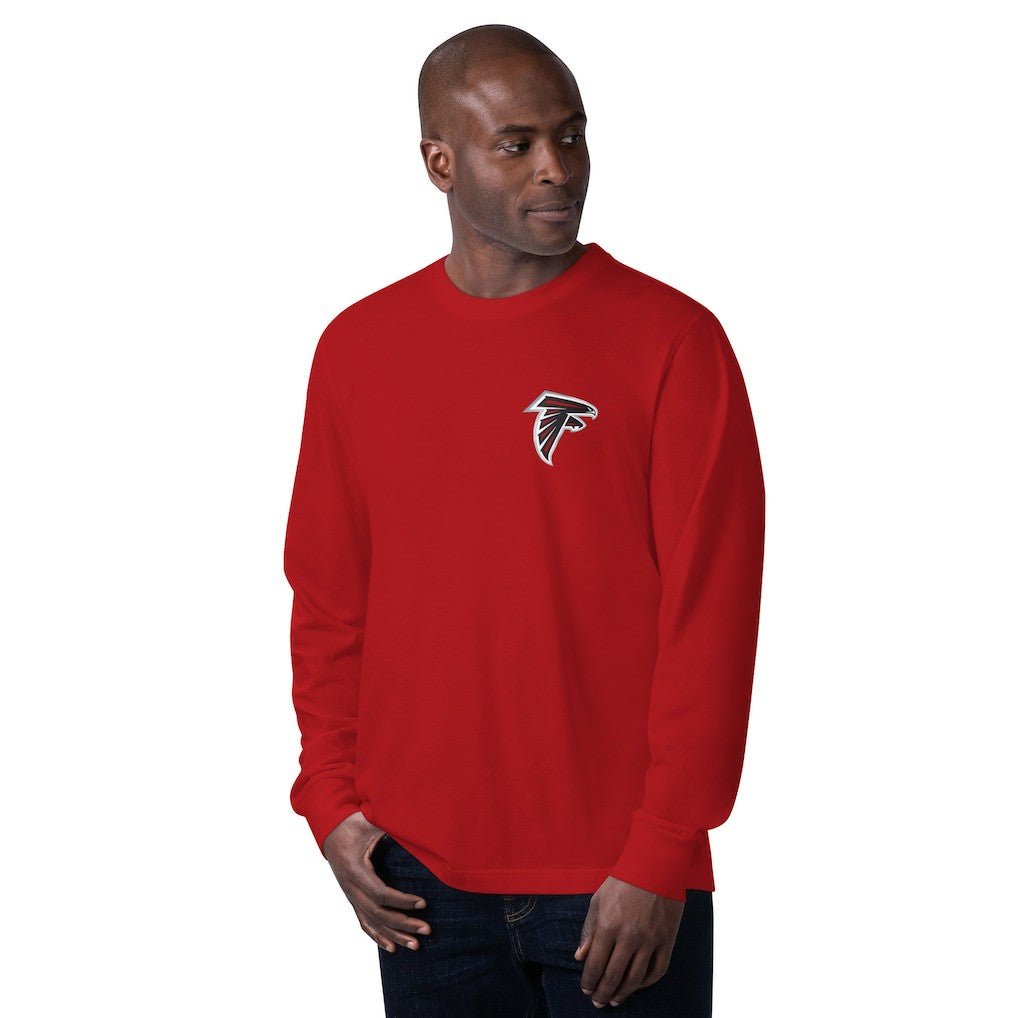 Atlanta Falcons Margaritaville Hail Mary Long Sleeve T-Shirt Red - NFL