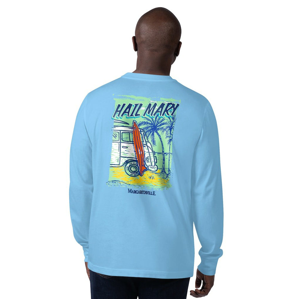 New York Jets Margaritaville Hail Mary Long Sleeve T-Shirt Blue - NFL