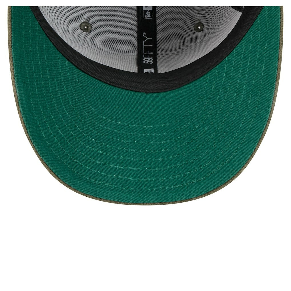 New Era - Philadelphia 76ers Tonal Florals 59FIFTY Fitted Hat - Olive