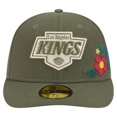Los Angeles Kings - New Era Tonal Florals 59FIFTY Fitted Hat Olive