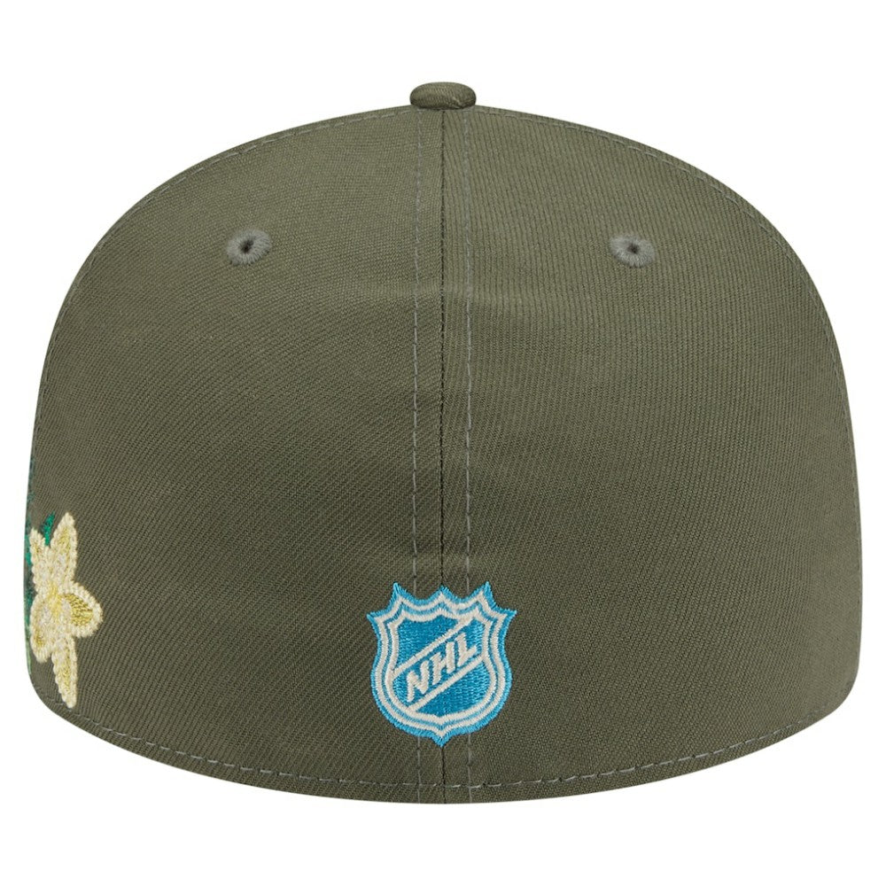 Los Angeles Kings - New Era Tonal Florals 59FIFTY Fitted Hat Olive