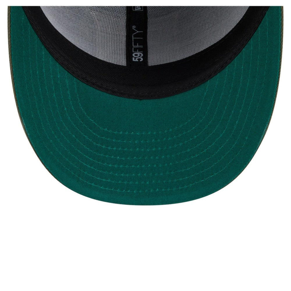 New York Rangers New Era Tonal Florals 59FIFTY Fitted Hat Olive