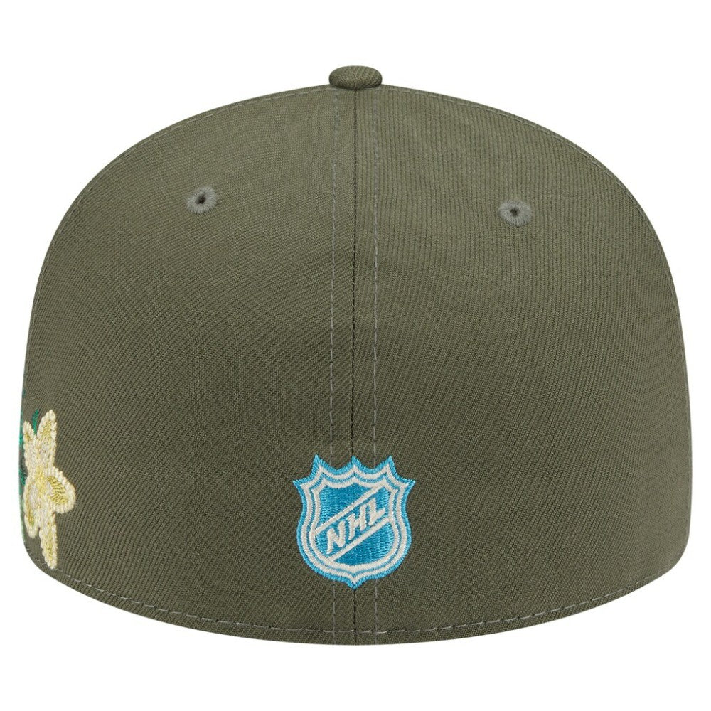 Toronto Maple Leafs - New Era Tonal Florals 59FIFTY Fitted Hat Olive
