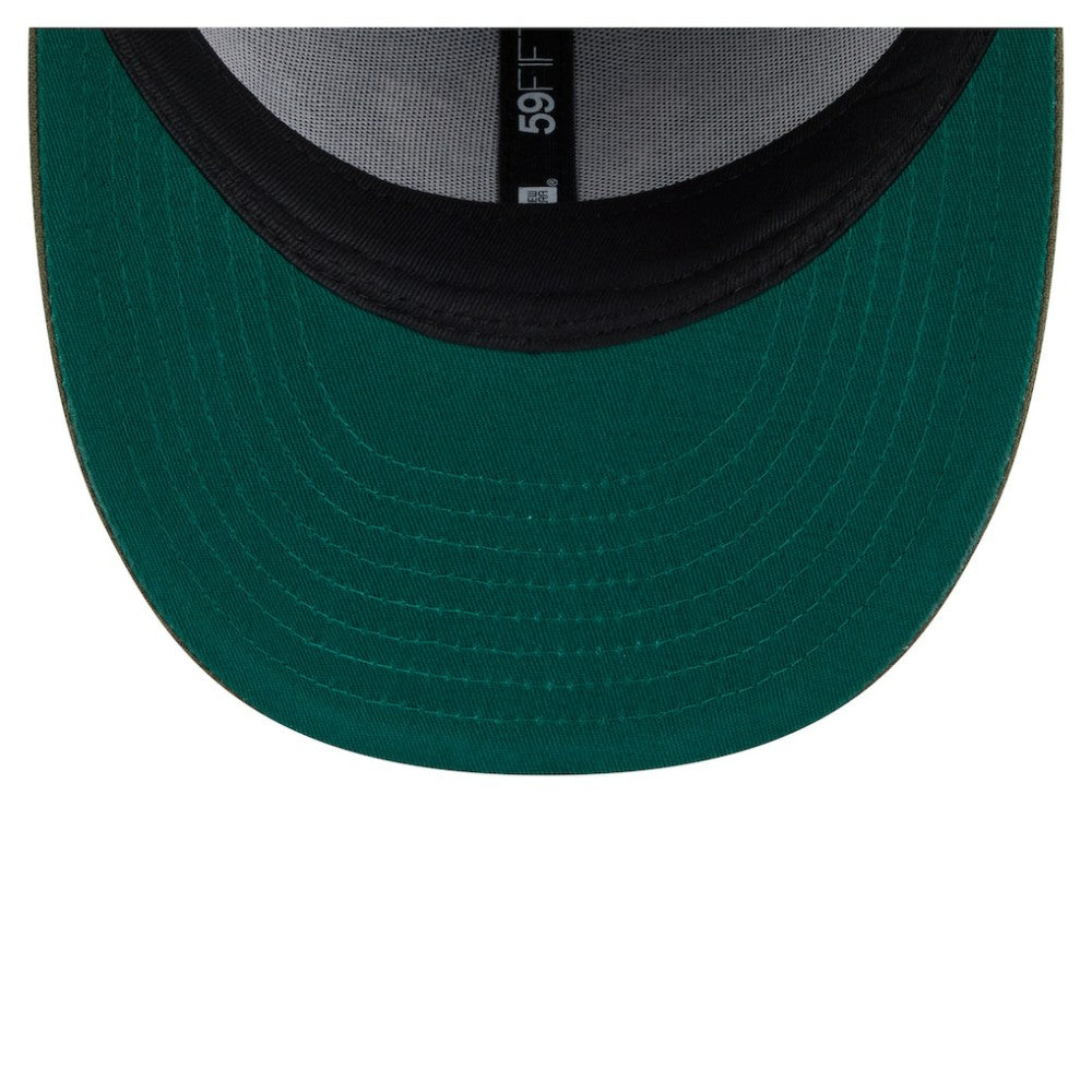Toronto Maple Leafs - New Era Tonal Florals 59FIFTY Fitted Hat Olive