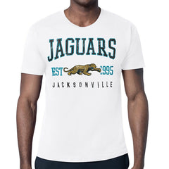 Jacksonville Jaguars Starter Retro Team Logo T-Shirt White - NFL