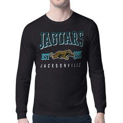 Jacksonville Jaguars Starter Retro Team Logo Long Sleeve T-Shirt Black - NFL