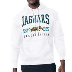 Jacksonville Jaguars Starter Retro Team Logo Pullover Hoodie White - NFL