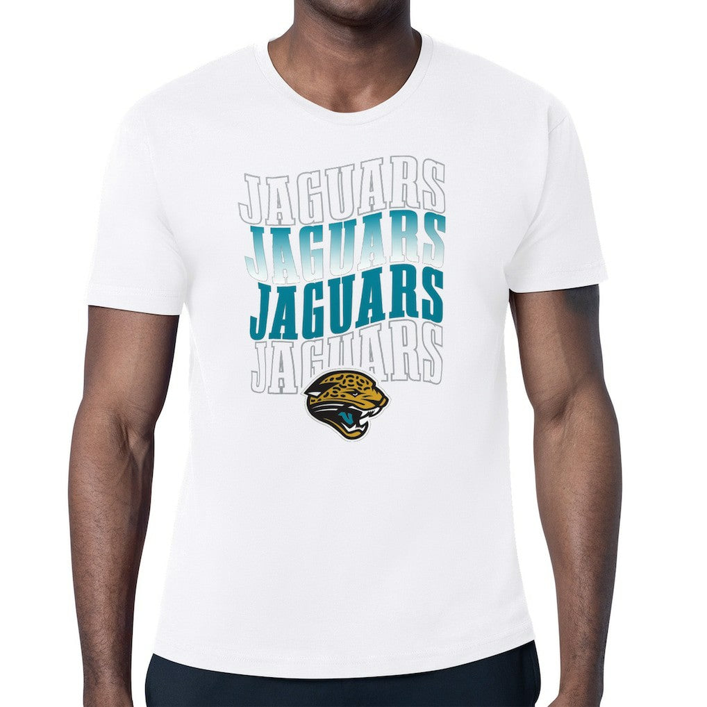 Jacksonville Jaguars Starter Repeat Wordmark Retro Team Logo T-Shirt White - NFL