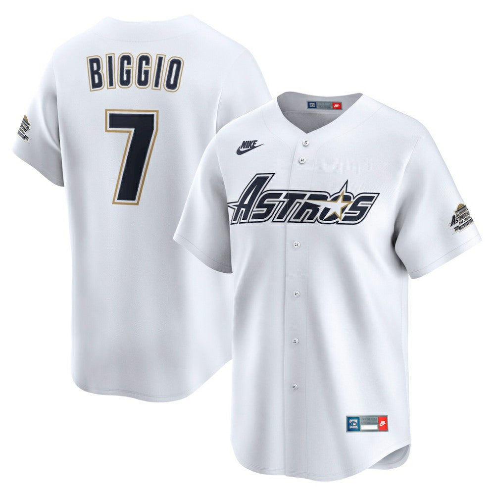 Craig Biggio Houston Astros Nike Throwback Cooperstown Collection Limited Jersey Sale