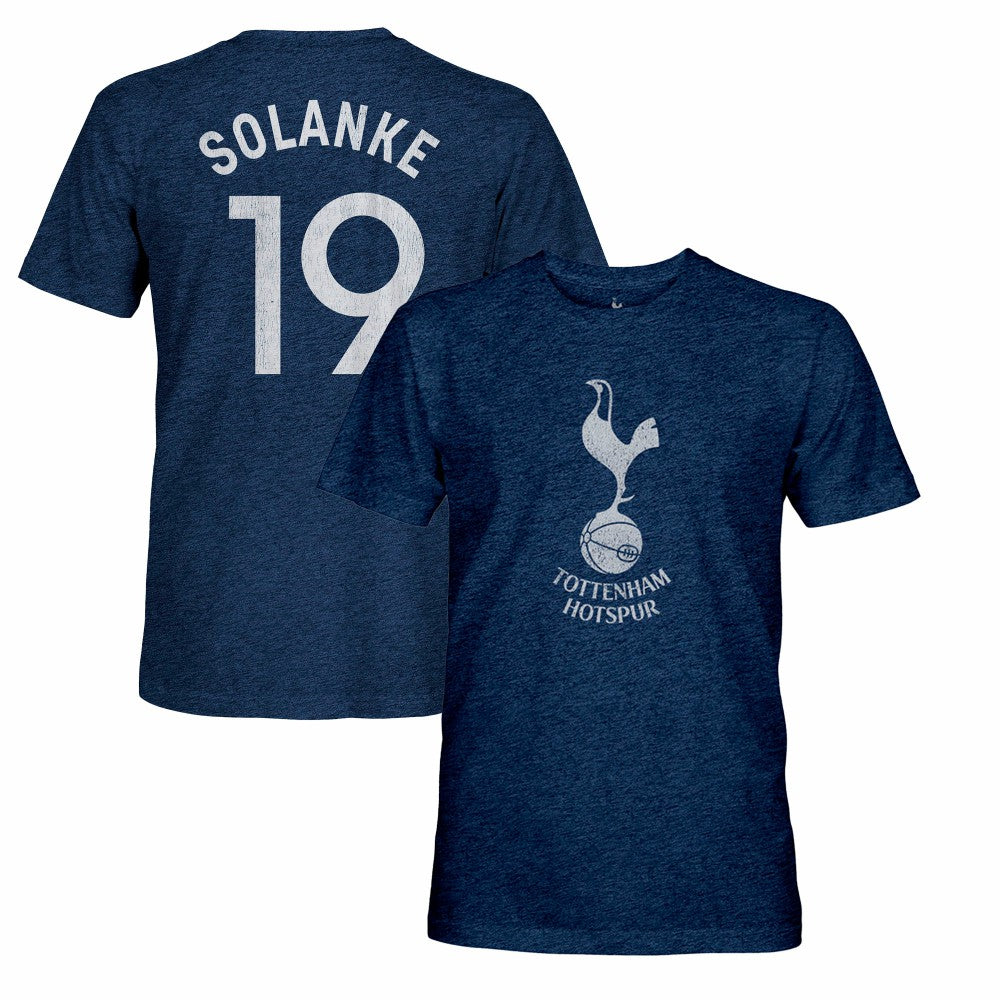 Dominic Solanke Tottenham Hotspur 1863FC Retro Player Name & Number Tri-Blend T-Shirts - Navy