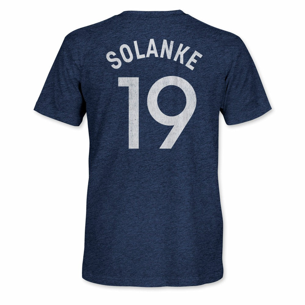 Dominic Solanke Tottenham Hotspur 1863FC Retro Player Name & Number Tri-Blend T-Shirts - Navy