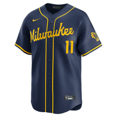 Jackson Chourio Milwaukee Brewers Nike Alternate 2 Limited Jersey Lifestyle