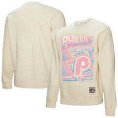 Philadelphia Phillies Mitchell & Ness Sidewalk Sketch Pullover Sweatshirt discount