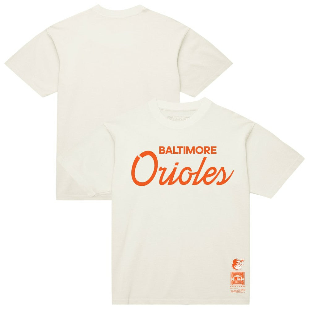 Baltimore Orioles Mitchell & Ness Vintage Script T-Shirt Clearance