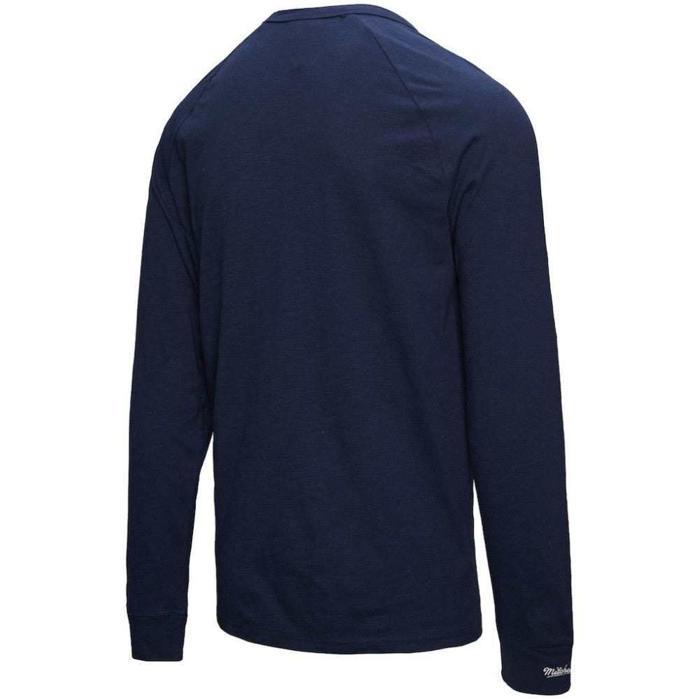 San Diego Padres Mitchell & Ness Arched Logo Slub Long Sleeve T-Shirt Clearance