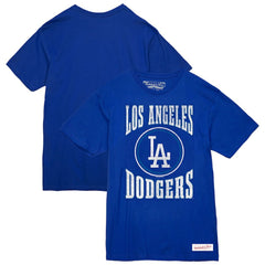 Los Angeles Dodgers Mitchell & Ness Arched Logo Slub T-Shirt Online